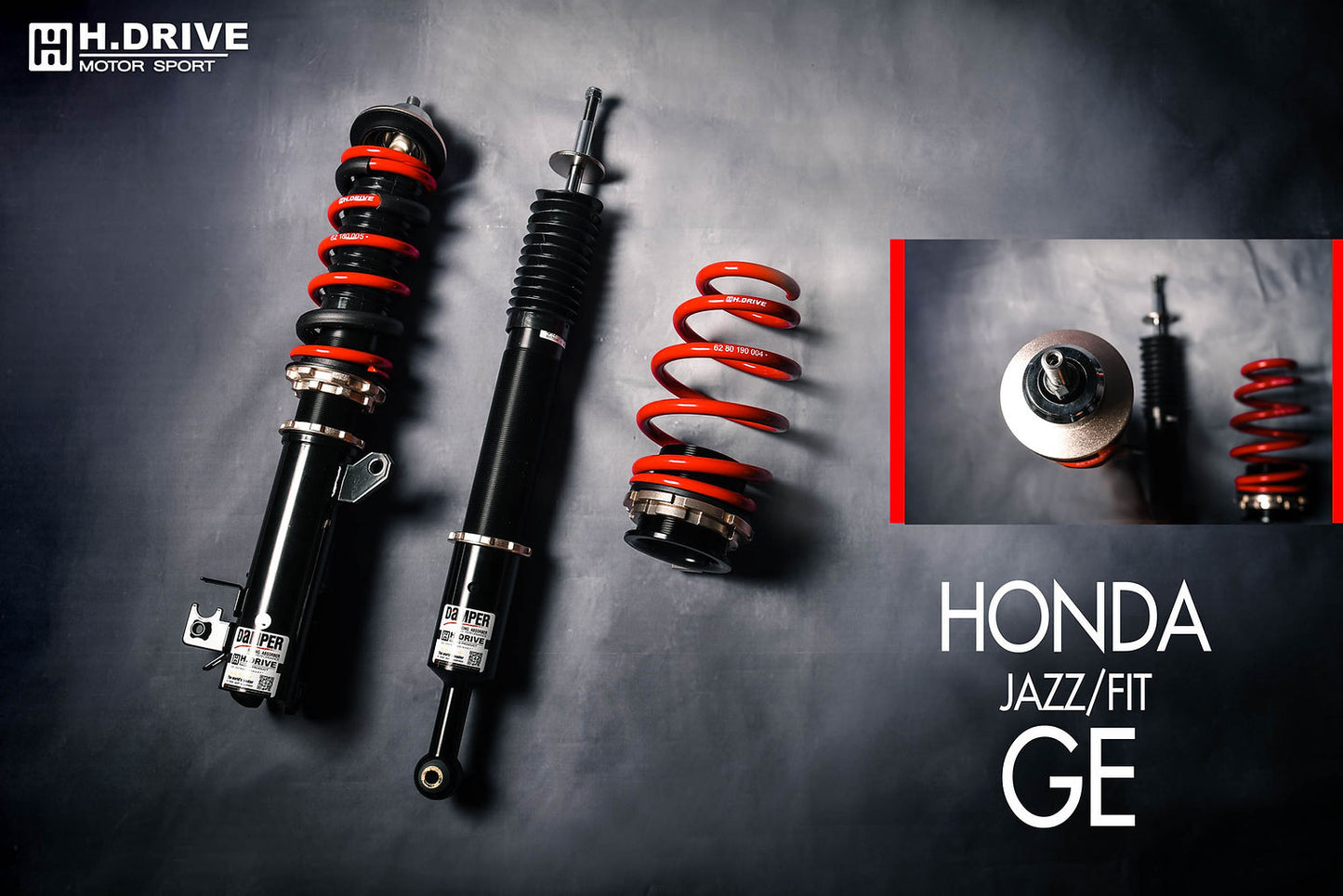 HONDA FIT/JAZZ FWD GE 07-14 - H. Drive R Spec Coilovers