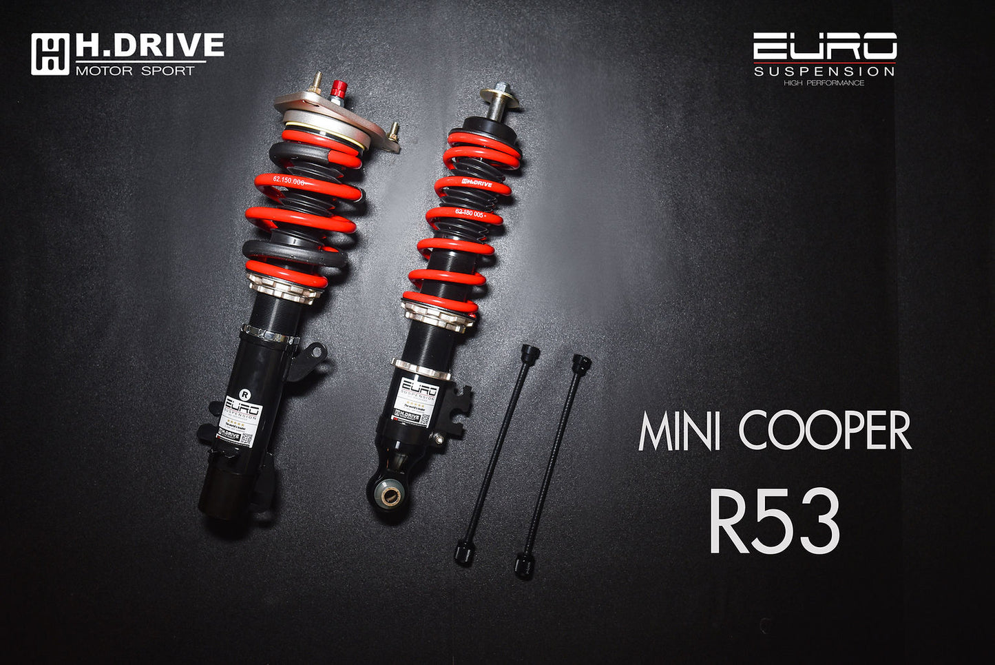 MINI COOPER FWD R50 R53 02-06 - H. Drive Euro R Spec Coilovers