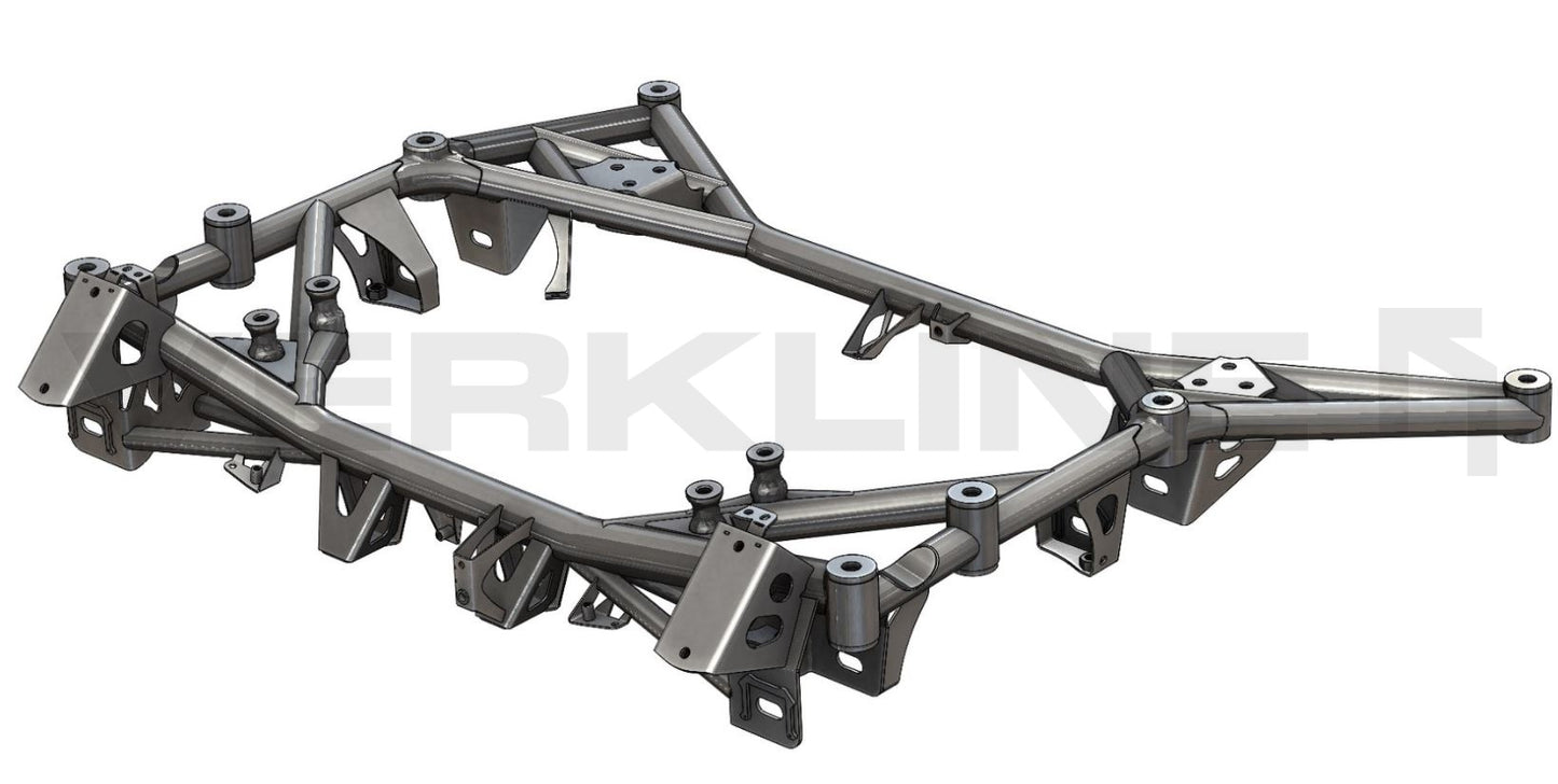 Verkline Front Lightweight Tubular Subframe Mercedes-AMG GT GT S GT C GT R Pro