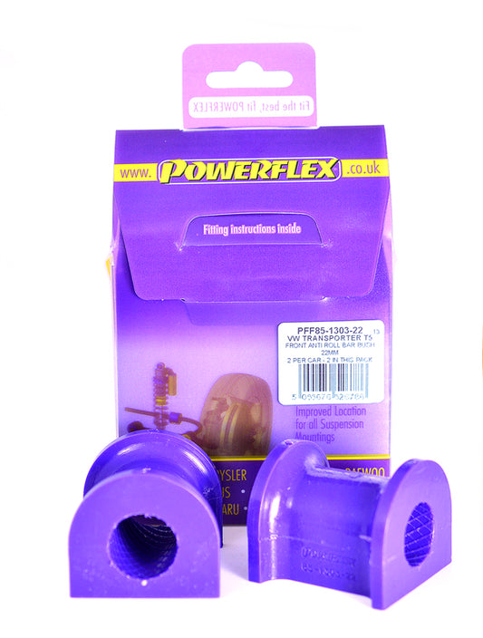 Powerflex - Volkswagen Transporter Models T5 Transporter inc. 4Motion (2003-2015) Front Anti Roll Bar Bush 22mm