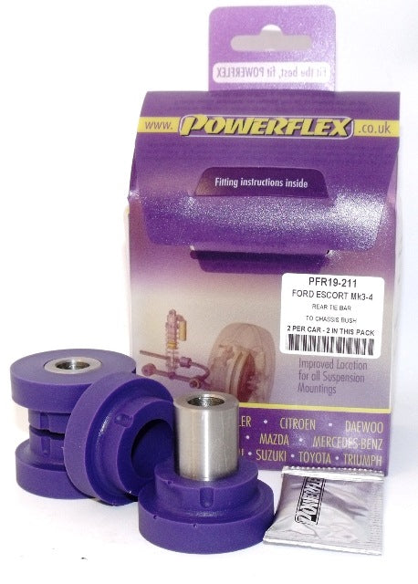 Powerflex - Ford Escort Models  Escort Mk3 & 4 inc XR3i/RS1600i, Orion Mk1 & 2 (1980-1990) Rear Tie Bar To Chassis Bush