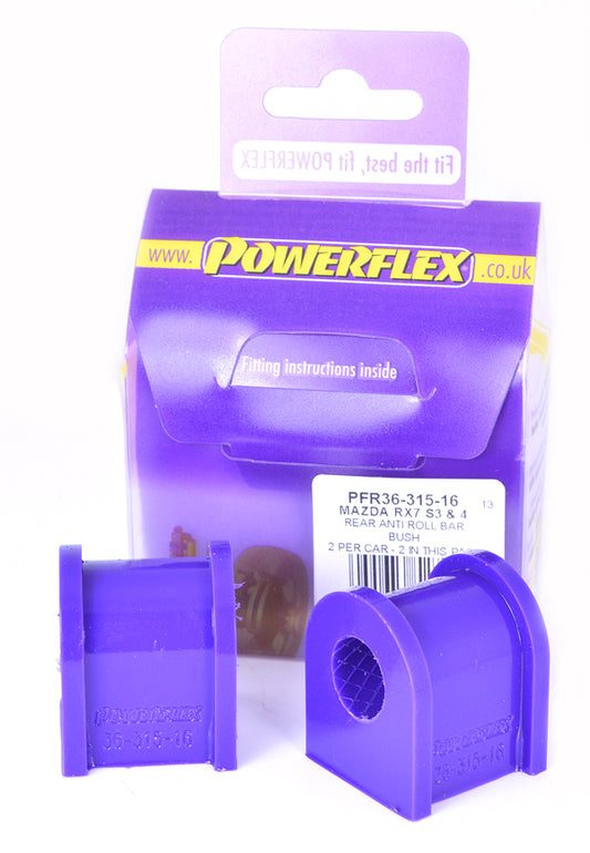 Powerflex - Mazda RX-7 Gen 3 - FD3S (1992-2002)  Rear Anti Roll Bar Bush 16mm