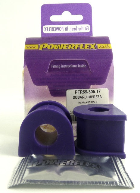 Powerflex - Subaru Impreza Impreza Turbo inc. WRX & STi GD,GG (2000 - 2007) Rear Anti Roll Bar To Chassis Bush 17mm