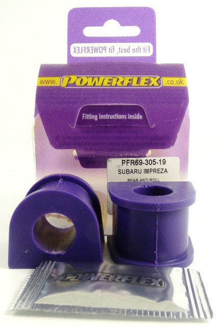 Powerflex - Subaru Impreza Impreza Turbo inc. WRX & STi GD,GG (2000 - 2007) Rear Anti Roll Bar To Chassis Bush 19mm