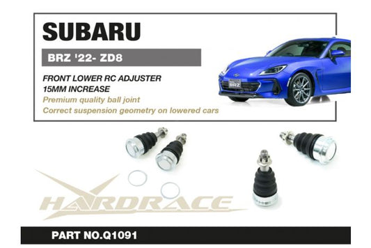 HR-SUBARU BRZ 22- FRONT LOWER RC ADJUSTER - 2PCSSET INCREASE 15MM