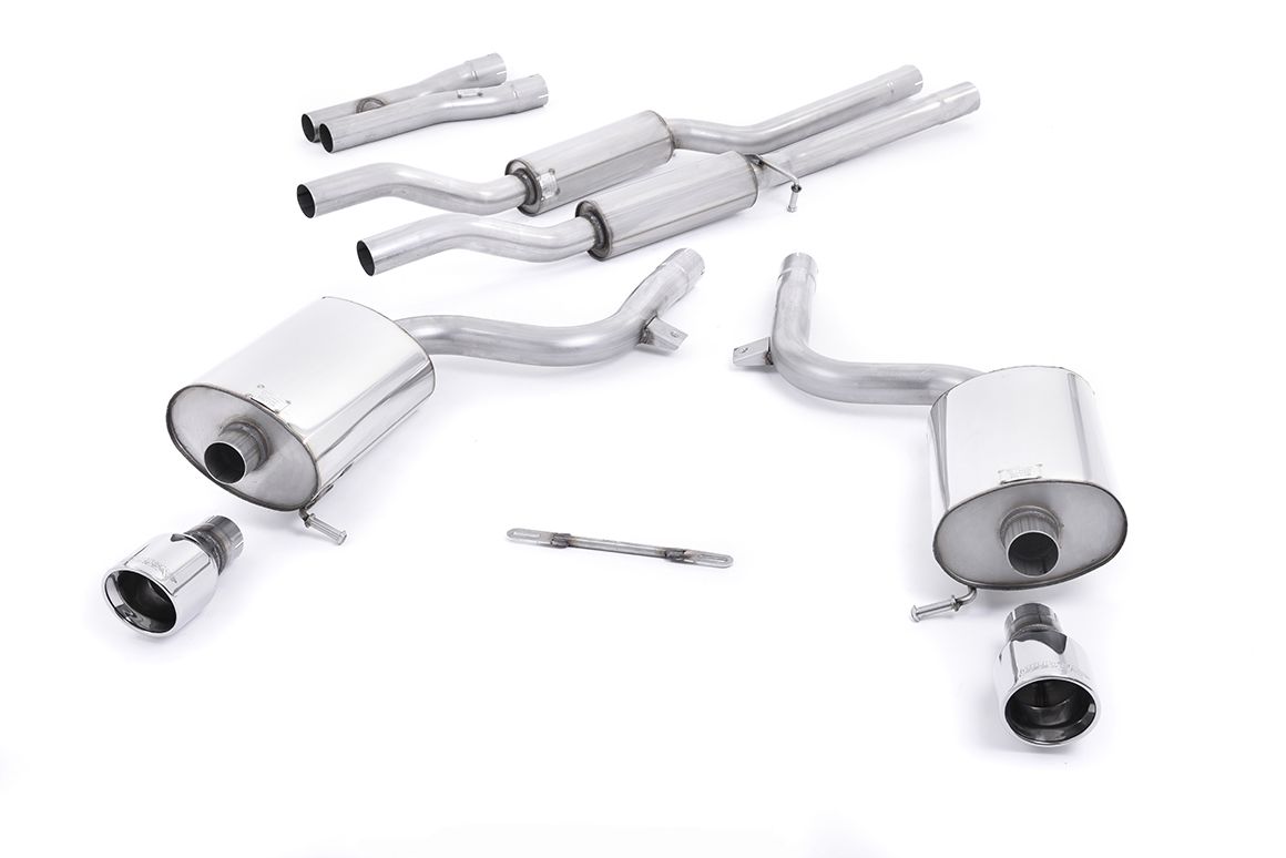 Milltek Sport  Cat-back Exhaust - 2001 - 2005 Audi  A4  3.0 V6 B6 quattro Saloon Avant & Cabriolet