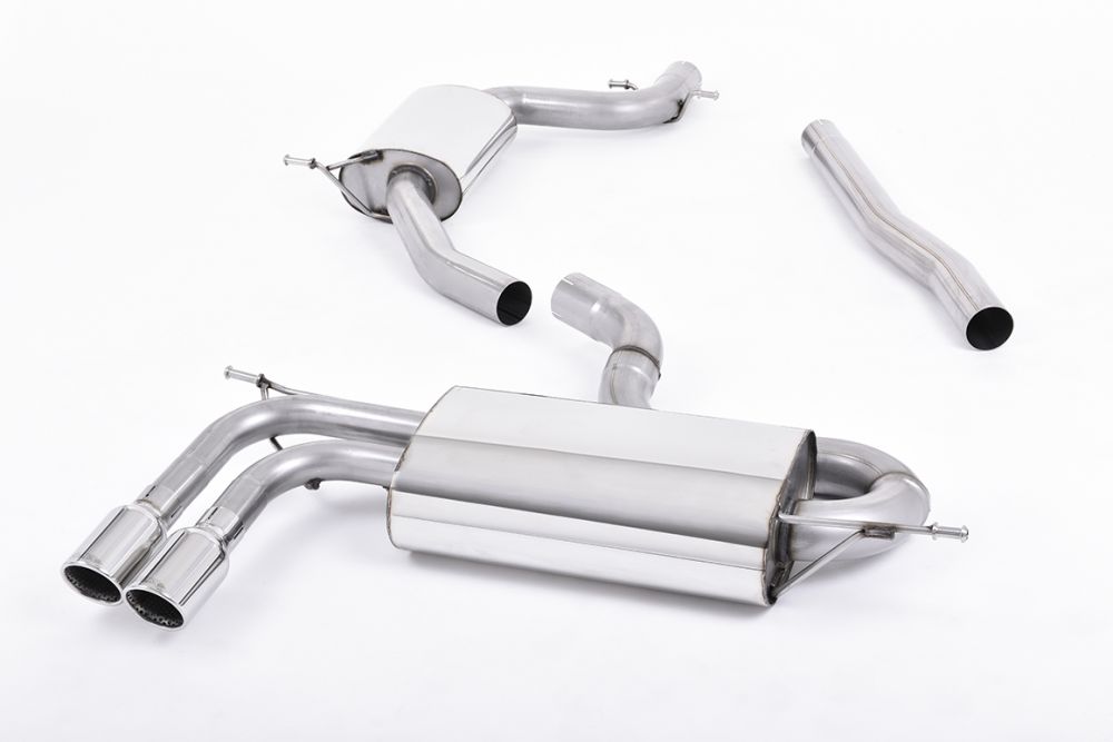 Milltek Sport  Cat-back Exhaust - 2008 - 2012 Audi  A3  1.8 TSI 2WD 3-Door