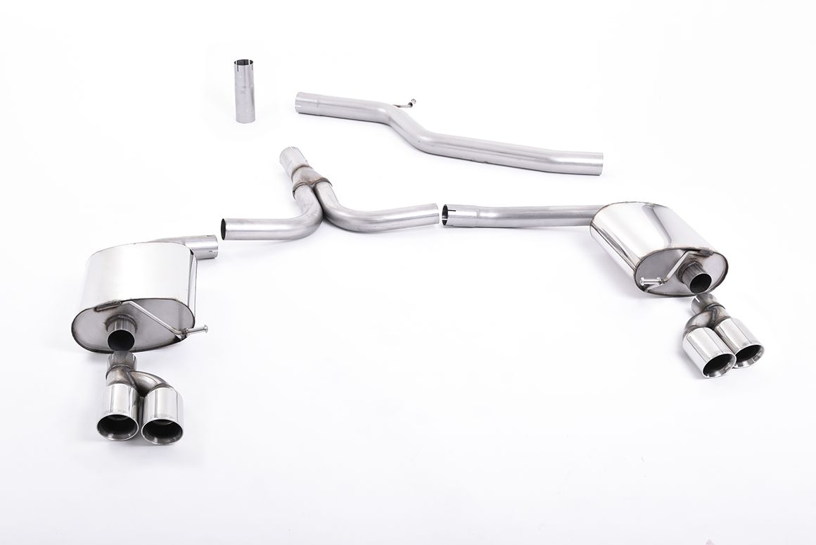 Milltek Sport  Cat-back Exhaust - 2009 - 2025 Audi  A5  Sportback 3.0 TDI quattro Manual / Multitronic / S tronic