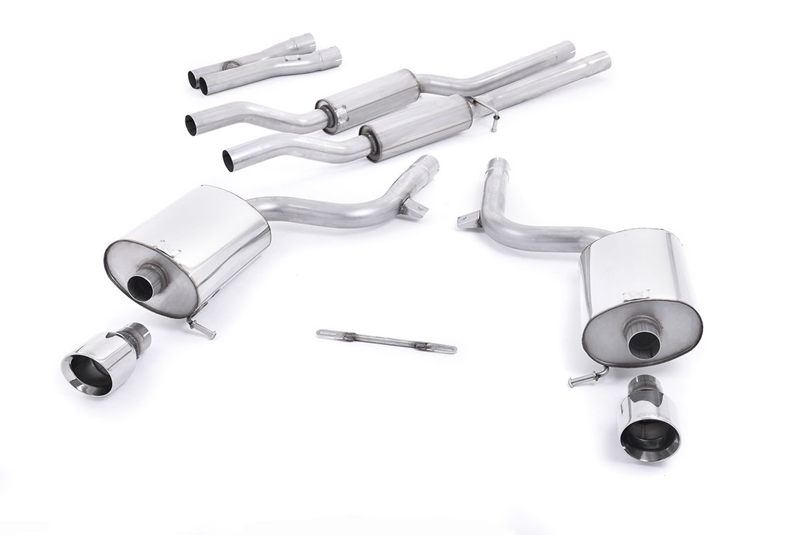 Milltek Sport  Cat-back Exhaust - 2001 - 2005 Audi  A4  3.0 V6 B6 quattro Saloon Avant & Cabriolet