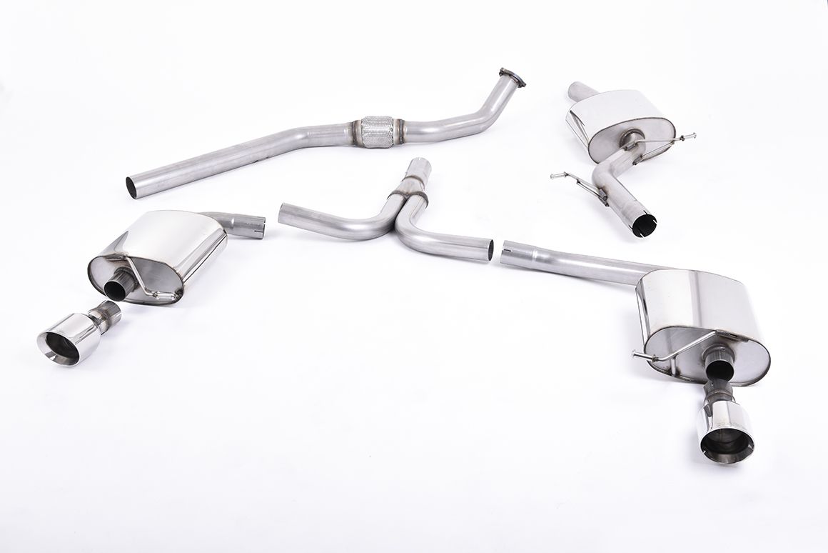 Milltek Sport  Cat-back Exhaust - 2008 - 2025 Audi  A5  Coupé S line 2.0 TFSI 2WD and quattro S tronic