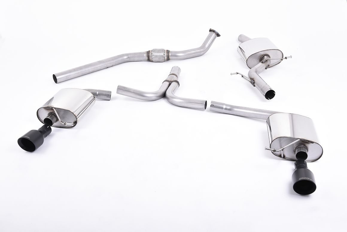 Milltek Sport  Cat-back Exhaust - 2008 - 2025 Audi  A5  Coupé S line 2.0 TFSI 2WD and quattro S tronic