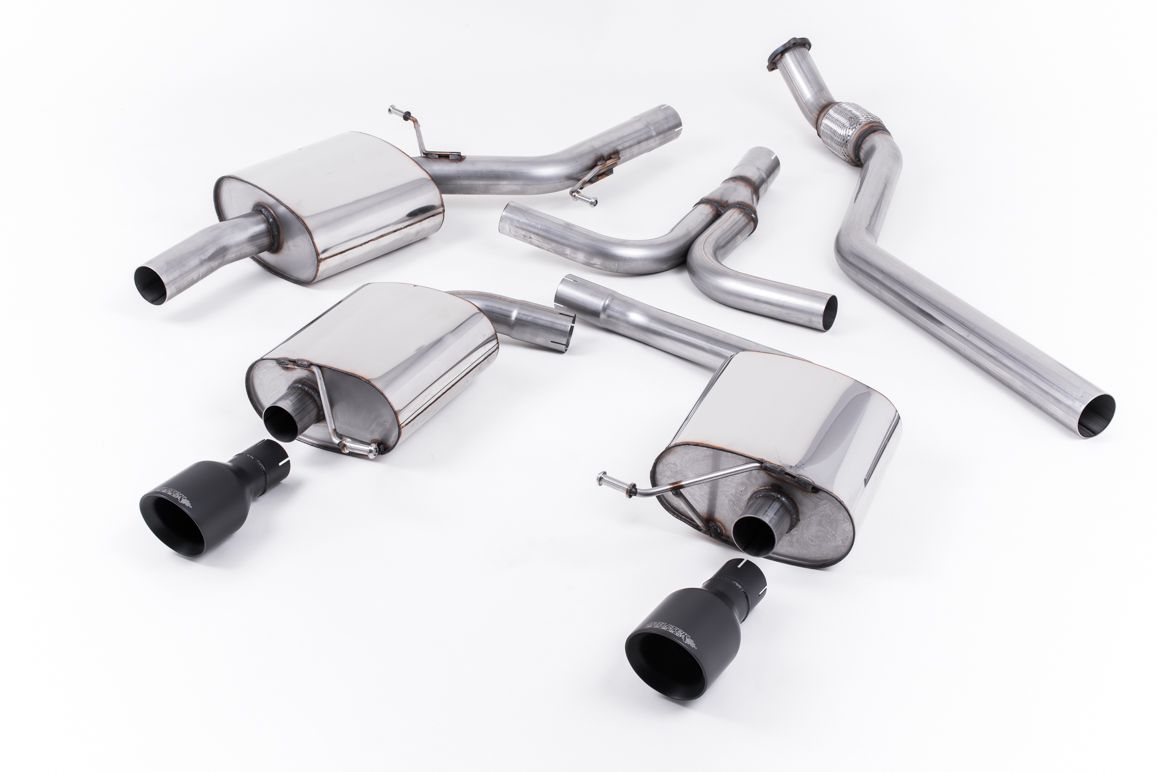 Milltek Sport  Cat-back Exhaust - 2008 - 2025 Audi  A5  Coupé S line 2.0 TFSI 2WD and quattro (Tiptronic only)