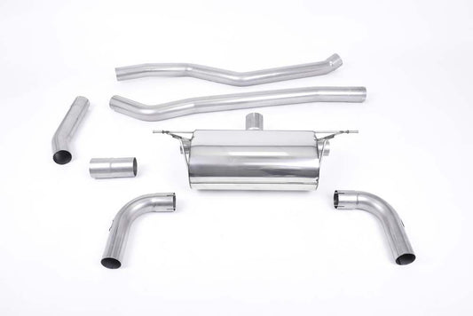 Milltek Sport  Cat-back Exhaust - 2015 - 2019 BMW  3 Series  F30 320i L M Sport Saloon (Long wheelbase) (LCI models‚ None xDrive‚ Non-OPF & B48 Engine)