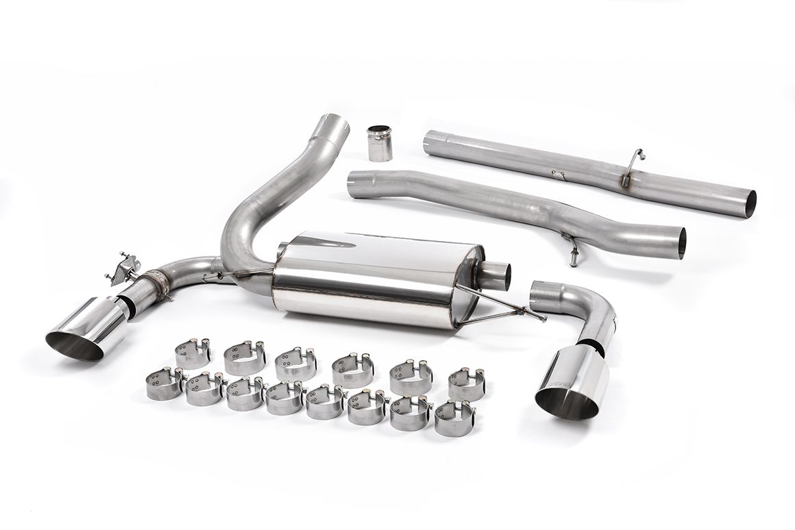 Milltek Sport  Cat-back Exhaust - 2016 - 2018 Ford  Focus  Mk3 RS 2.3-litre EcoBoost 4wd 5-Door Hatchback