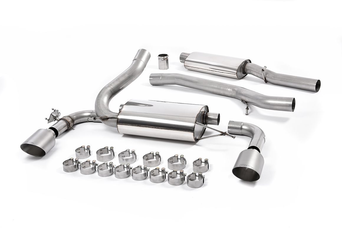 Milltek Sport  Cat-back Exhaust - 2016 - 2018 Ford  Focus  Mk3 RS 2.3-litre EcoBoost 4wd 5-Door Hatchback