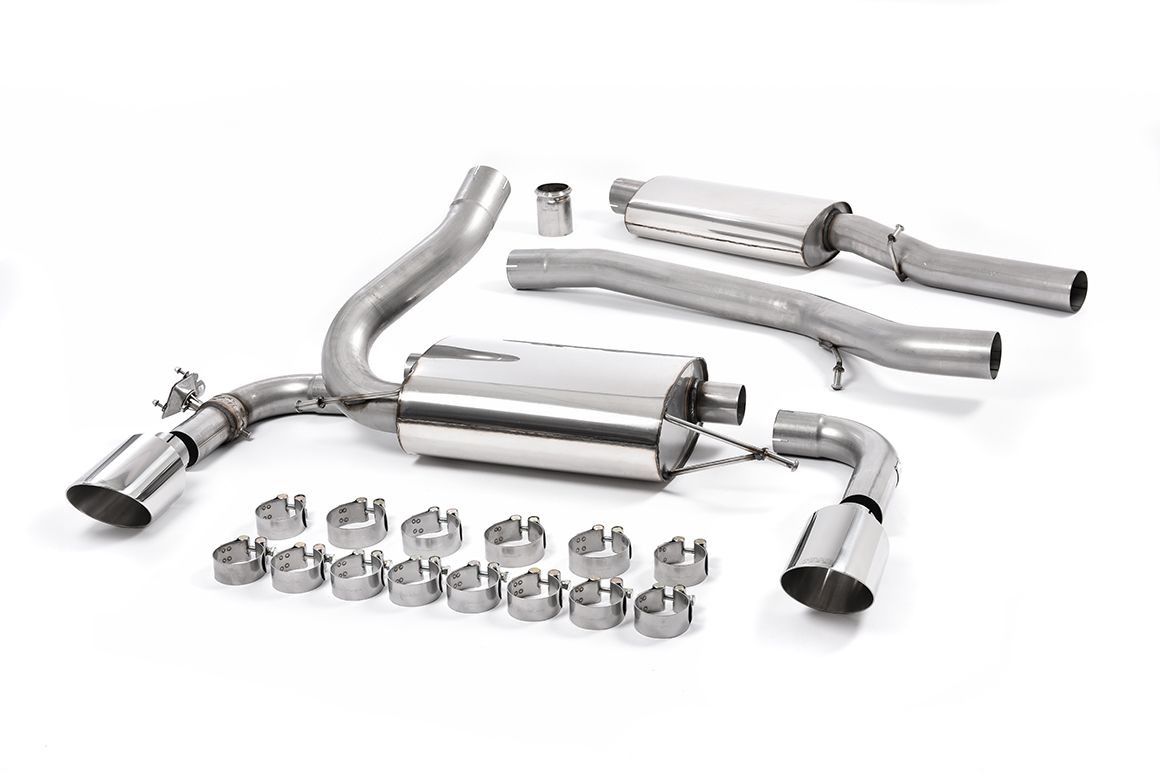 Milltek Sport  Cat-back Exhaust - 2016 - 2018 Ford  Focus  Mk3 RS 2.3-litre EcoBoost 4wd 5-Door Hatchback