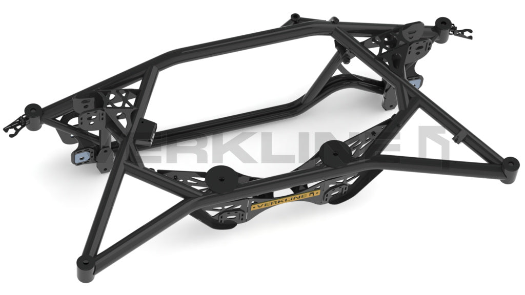 Verkline Rear Lightweight Tubular Subframe Track - VAG RS3 S3 A3 TTRS TTS TT Golf Mk5 Mk6 Mk7 Seat Leon