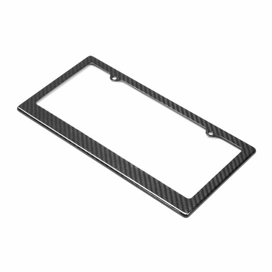 Carbon fiber license plate frame (2 holes)