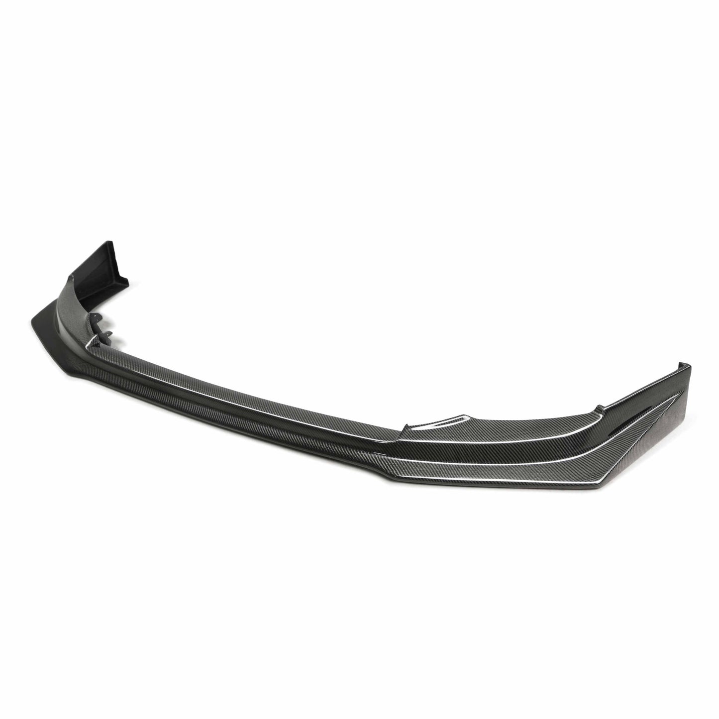 Vr-Style Carbon Fibre Front Lip For 2008-2015 Mitsubishi Lancer Evo X