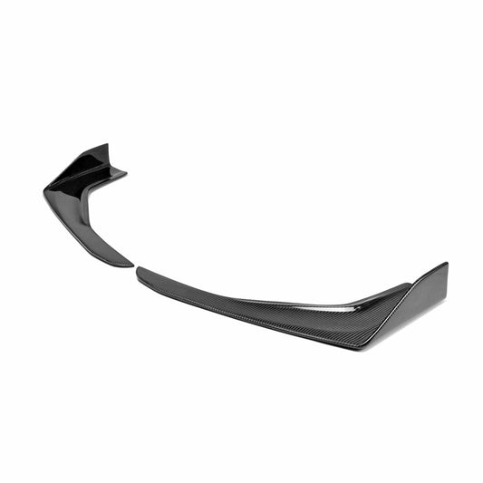 TP-style carbon fiber front lip for 2014-2016 Lexus IS 250/350, F Sport only.