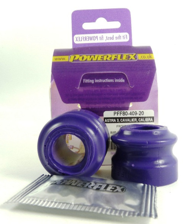 Powerflex - Vauxhall / Opel Cavalier 2WD (1989 - 1995), Vectra A (1989 - 1995)  Front Anti Roll Bar Eye Bolt Bush 20mm