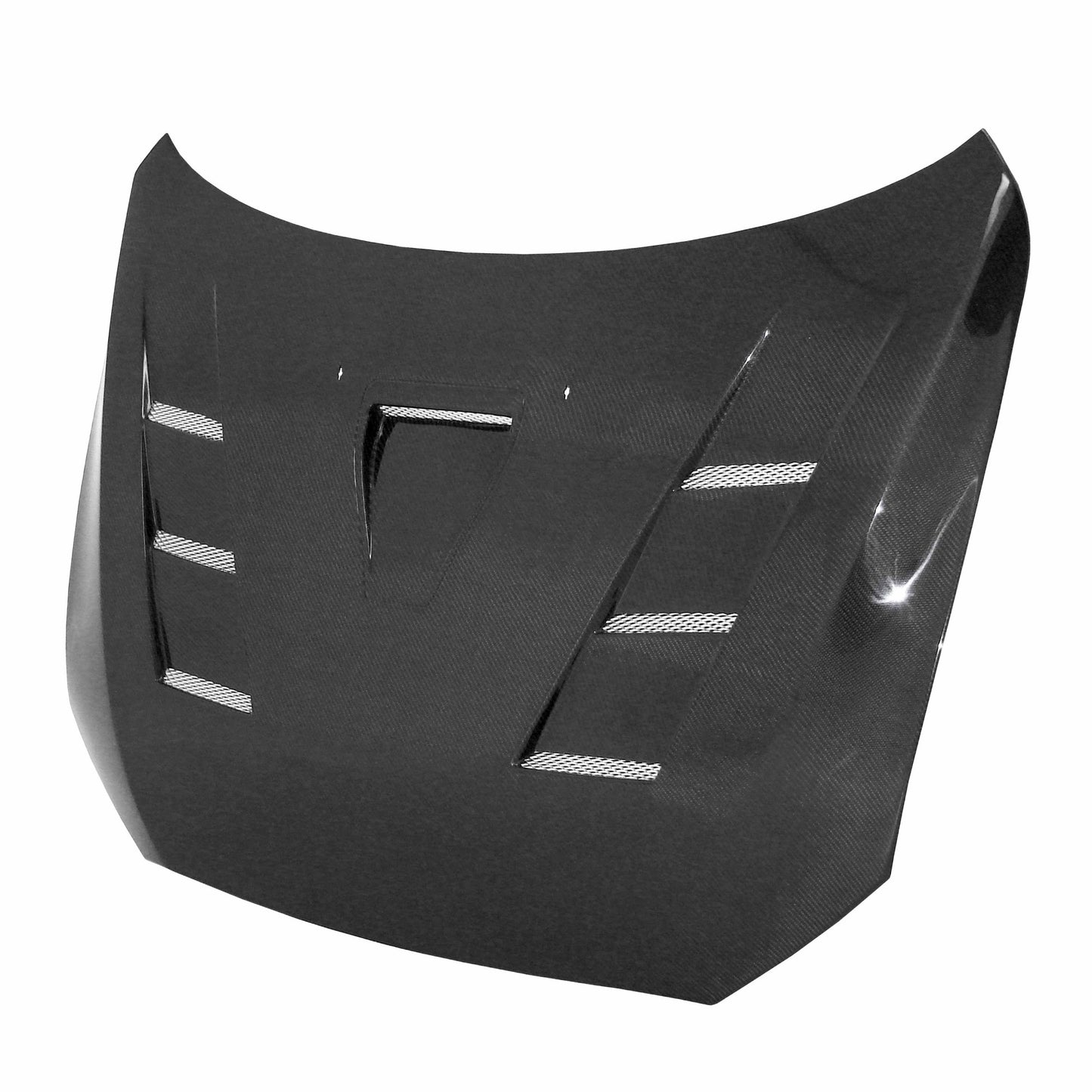 TS-style carbon fiber bonnet for 2008-2015 Mitsubishi Lancer EVO X