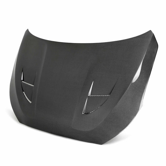 TS-style carbon fiber bonnet for 2019-2022 Hyundai Veloster