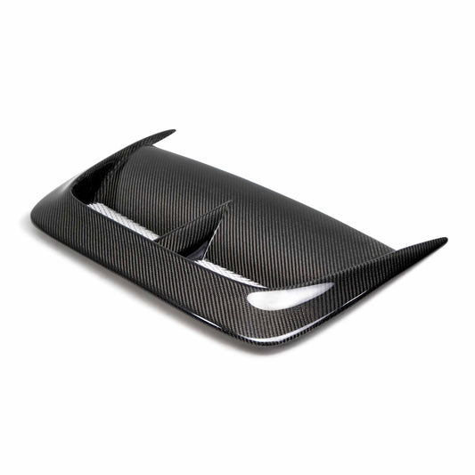 CW-style carbon fiber bonnet scoop for 2004-2005 Subaru Impreza/WRX