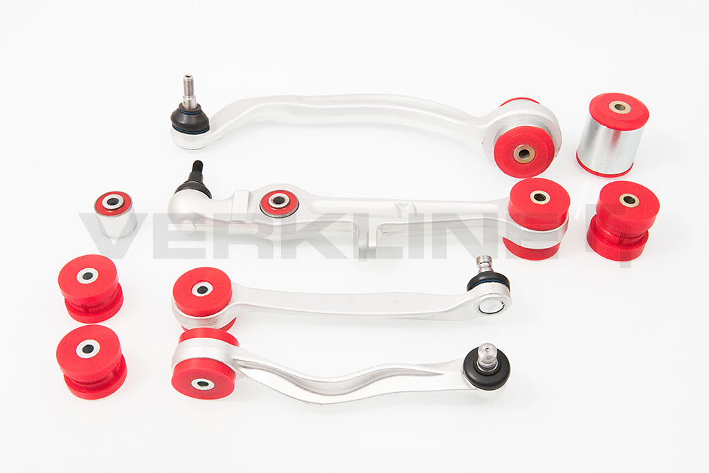 Verkline Full Front Polyurethane Wishbones Bushings Kit - Audi B6 / B7