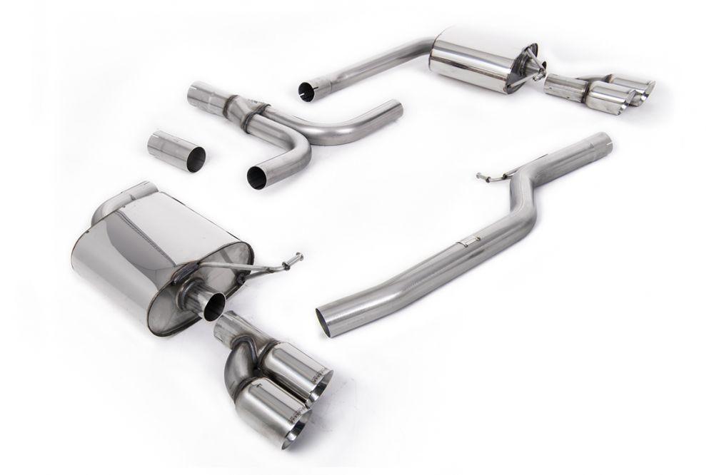 Milltek Sport  Cat-back Exhaust - 2009 - 2025 Audi  A5  Cabriolet 3.0 TDi (DPF) quattro