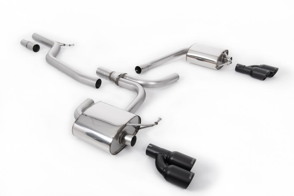 Milltek Sport  Cat-back Exhaust - 2009 - 2011 Audi  A4  2.0 TDi B8 177PS quattro Saloon and Avant